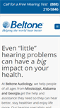 Mobile Screenshot of beltoneaudiology.com